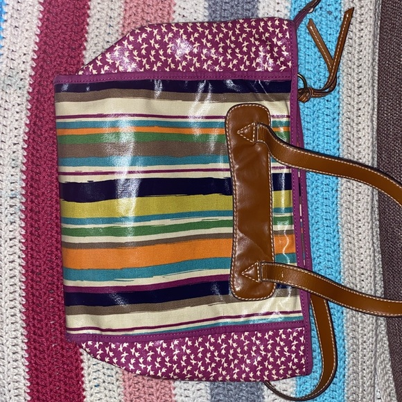 Multicolor FOSSIL tote - Picture 2 of 5